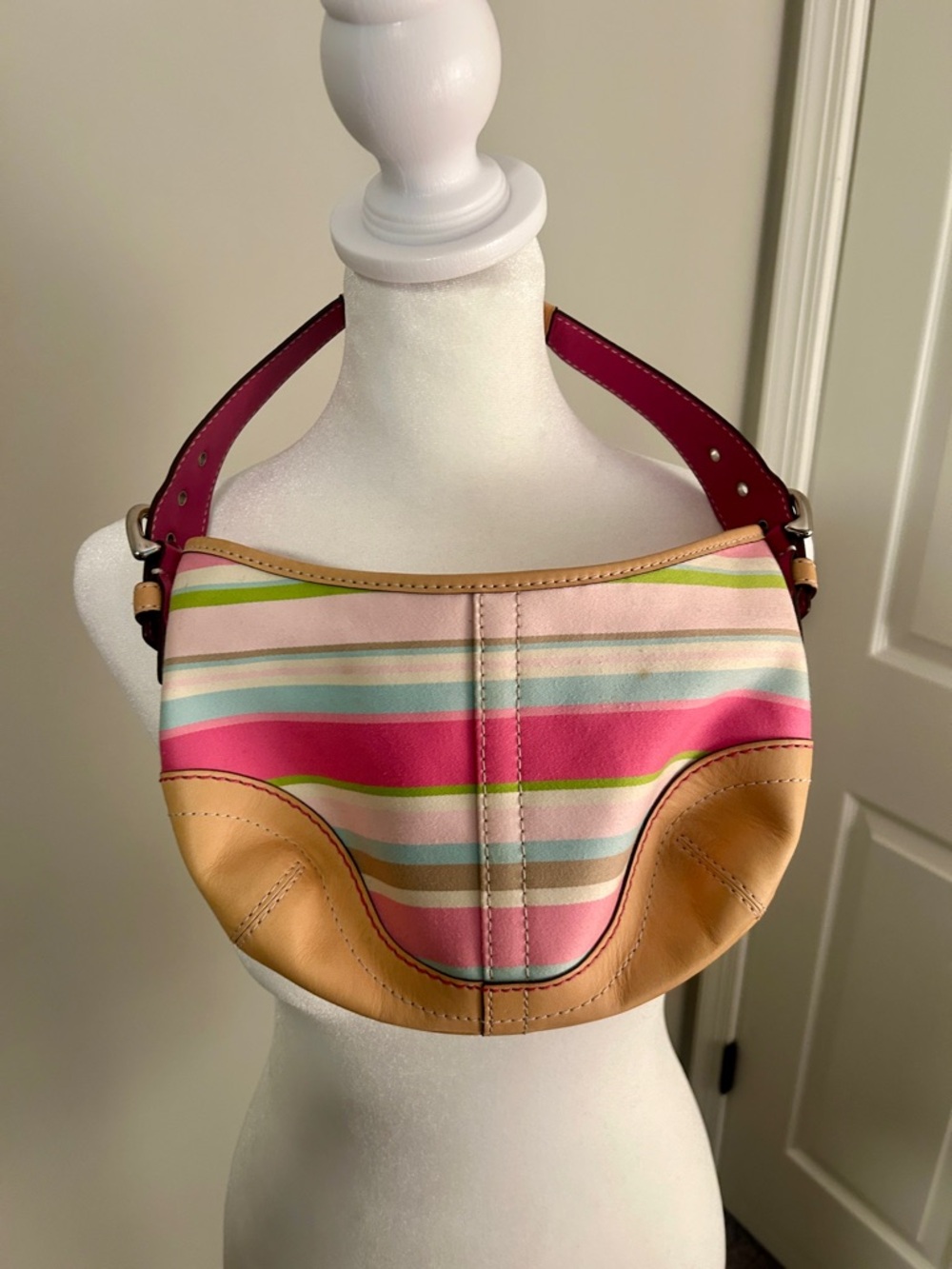 COACH Y2K SoHo Stripe Shoulder Bag - Picture 4 of 6